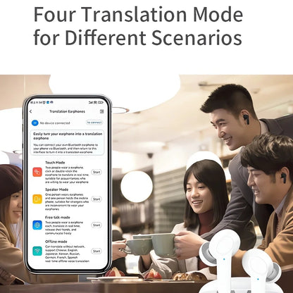 Smart Earbuds Translate 144 Languages