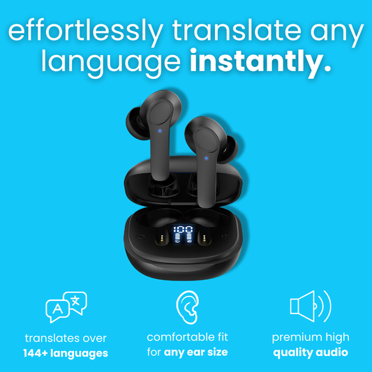 M3 Real-Time Translator Earbuds